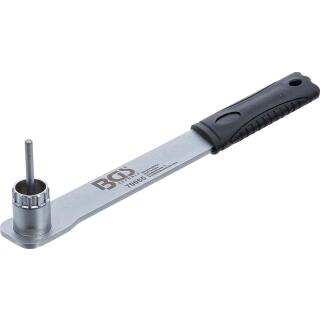 Verschlussringschlüssel, mit Zentrierstift