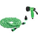 Wasserschlauch Textil flexibel mit Garten-Handbrause mit...