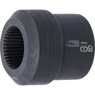Spezial-Steckschlüssel-Einsatz, Vielzahn, Antrieb Innenvierkant 12,5 mm (1/2 Zoll), für Hinterachs-Eingangswelle, für BMW
