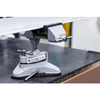 Mini Schraubstock 70mm - 360° Drehbar Mit Rutschfesten Gummibacken