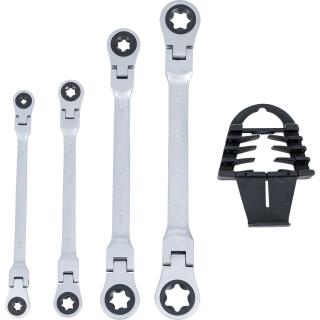 ABN 5-teiliges Ratschenschlüssel-Set, Halbmondförmig, Metrisch 10–22 Mm