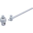 Steckschlüssel-Adapter mit Ratschenfunktion, mit Gleitgriff, Abtrieb 12,5 mm (1/2 Zoll)