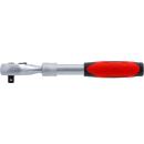 Umschaltknarren-Satz, ausziehbar, Abtrieb Außenvierkant 6,3 mm (1/4 Zoll) - 10 mm (3/8 Zoll) - 12,5 mm (1/2 Zoll), 3-tlg.