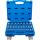 Bit-Einsatz-Satz, Antrieb Innenvierkant 6,3 mm (1/4 Zoll) / 10 mm (3/8 Zoll) / 12,5 mm (1/2 Zoll), Innensechskant 2 - 19 mm / 1/4 Zoll - 9/16 Zoll, Metrisch und Zollgrößen, 32-tlg.