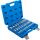 Bit-Einsatz-Satz, Antrieb Innenvierkant 6,3 mm (1/4 Zoll) / 10 mm (3/8 Zoll) / 12,5 mm (1/2 Zoll), Innensechskant 2 - 19 mm / 1/4 Zoll - 9/16 Zoll, Metrisch und Zollgrößen, 32-tlg.