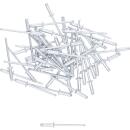 Blindnieten-Sortiment, Ø 3,2 mm, 50-tlg.