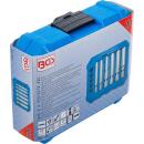 Glüh- und  Zündkerzen-Gelenk-Einsatz-Satz, Antrieb Innenvierkant 6,3 mm (1/4 Zoll) / 10 mm (3/8 Zoll), SW 8 - 9 - 10 - 12 - 14 - 16 mm, 11-tlg.