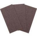 Filzgleiter, Platten, braun, 100 x 200 mm, 3-tlg.