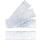 Stahl-Lochplatten-Satz, 200 x 60 x 2 mm, 4-tlg.