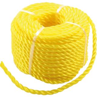 Kunststoff-Seil / Allzweckseil, 6 mm x 20 m, gelb