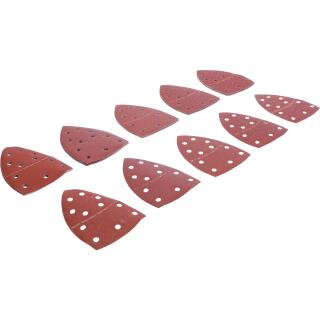 Schleifblatt-Satz für Multischleifer, 145x100 mm, K 40 - 400, 25-tlg.