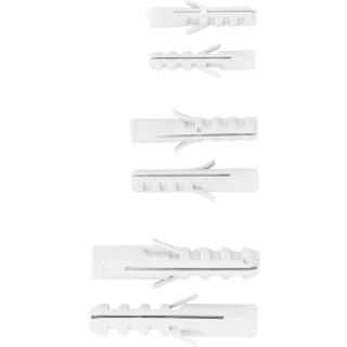 Qualitäts-Dübel-Sortiment 400-teilig – 5, 6, 8 Mm, Nageldübel – Made In Germany