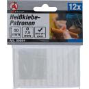 Heißklebe-Patronen, transparent, Ø 7,5 mm, 50 mm, 12-tlg.