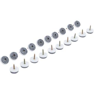 Filzgleiter-Satz, mit Schrauben, Ø 24 mm, 20-tlg.