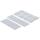 Elastikpuffer-Satz, transparent, 46-tlg.