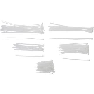 BGS Kabelbinder-Sortiment – 250 Stück In 5 Größen (100–300 Mm) Aus Nylon