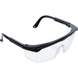 Schutzbrille mit verstellbarem Bügel, transparent