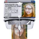 Schutzbrille mit verstellbarem Bügel, transparent