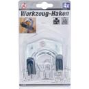 Werkzeug-Haken, 4 Stück