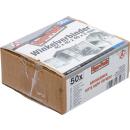 Winkelverbinder, 40 x 40 x 40 x 2 mm, Spar-Pack, 50 Stück