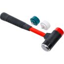 Wechselkopf-Hammer-Satz, Fiberglasstiel, Ø 38 mm