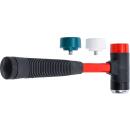 Wechselkopf-Hammer-Satz, Fiberglasstiel, Ø 38 mm