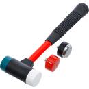 Wechselkopf-Hammer-Satz, Fiberglasstiel, Ø 38 mm