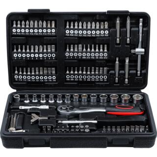 Steckschlüssel-Satz, Antrieb 6,3 mm (1/4 Zoll), 130-tlg.