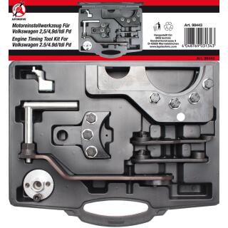 Motor-Einstellwerkzeug-Satz, für VAG 2.5 / 4.9D / TDI Pumpe-Düse