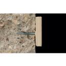 G&B Fensterrahmenschrauben (Mauerschrauben) Senkkopf verzinkt TX30 7,5x152 100 Stück