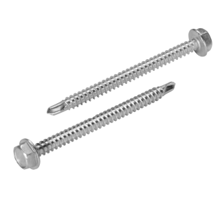 ISO 15480 Bohrschrauben Sechskantkopf Bund Form K Edelstahl 1.4006 5,5x19 500 Stück