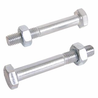 DIN 601 Bauschrauben verzinkt mit Mutter Teilgewinde M 20x100 25 Stck