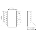 Kombi-Balkenschuhe nach außen gewinkelt Gutzeit A 80x120x2 50 Stück