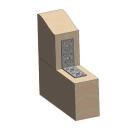 Winkelverbinder ohne Rippe mit Kombilochung Gutzeit 90x90x40x3 100 Stück