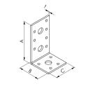 Winkelverbinder ohne Rippe Gutzeit 90x48x48x3 50 Stück