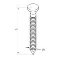 Ankernägel Edelstahl A4 Gutzeit 4x60 3000 Stück