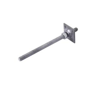 Pfostentröger für Beton Gutzeit M 24 x 500 mm Platte: 80x80x8 mm 10 Stück