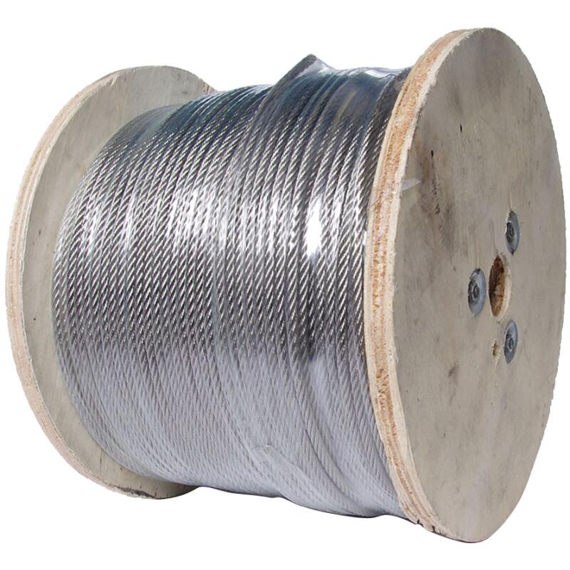 250m Edelstahldrahtseil 1,5mm V4A Rostfrei | 7x7 Konstruktion Für Garten & Industrie