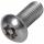 Flachrundkopf-Sicherheitsschrauben TX + Pin Edelstahl A2 M 4x35 TX-PIN 20 100 Stück