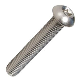 Flachrundkopf-Sicherheitsschrauben TX + Pin Edelstahl A2 M 8x10 TX-PIN 40 100 Stück