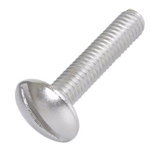 Flachrundschrauben großer Kopf Schlitz NF E 27-128 Edelstahl A2 M 3x20 1000 Stück