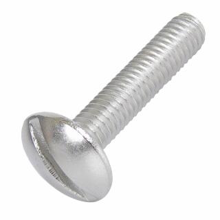 Flachrundschrauben großer Kopf Schlitz NF E 27-128 Edelstahl A2 M 8x30 200 Stück