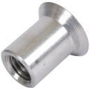 Hülsenmuttern Senkkopf Innensechskant Edelstahl 1.4305 M 12x20 50 Stück