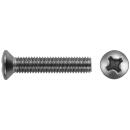 DIN 966 Linsensenkschrauben H Edelstahl A2 M 5x40 H 500...
