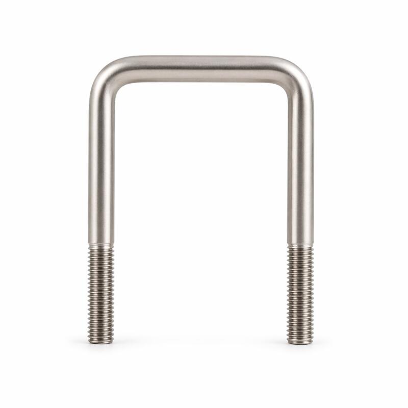 Collier De Fixation Pour Tube Carré Galvanisé – Avec Filetage M, Robuste Et Polyvalent