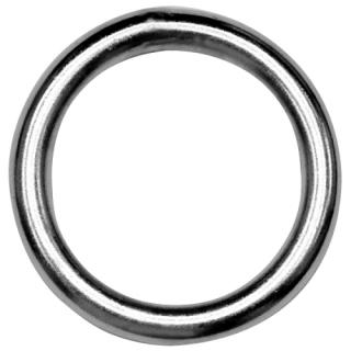 Ring geschweißt poliert Edelstahl A2 8-40 10 Stück