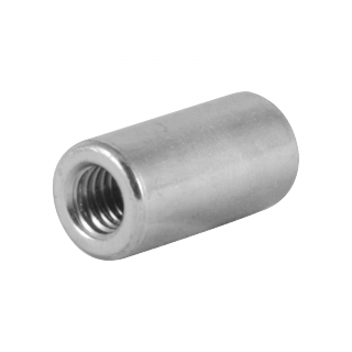 Rundmuffen Aussendurchmesser 13 mm Edelstahl A2 M 10x25 100 Stück
