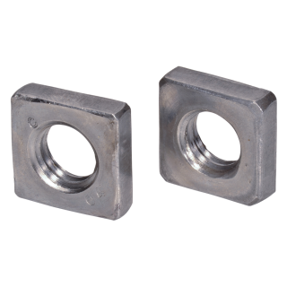 DIN 562 Vierkantmuttern niedrige Form Stahl blank M 4 1000 Stück