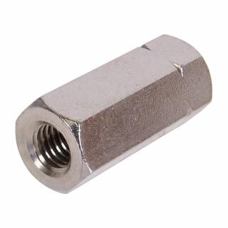 Sechskantmuffen SW 17 Edelstahl A2 M 10x25 100 Stück