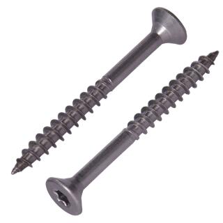 Spanplattenschrauben Senkkopf Edelstahl A2 6x35/24 TG TX25 100 Stück